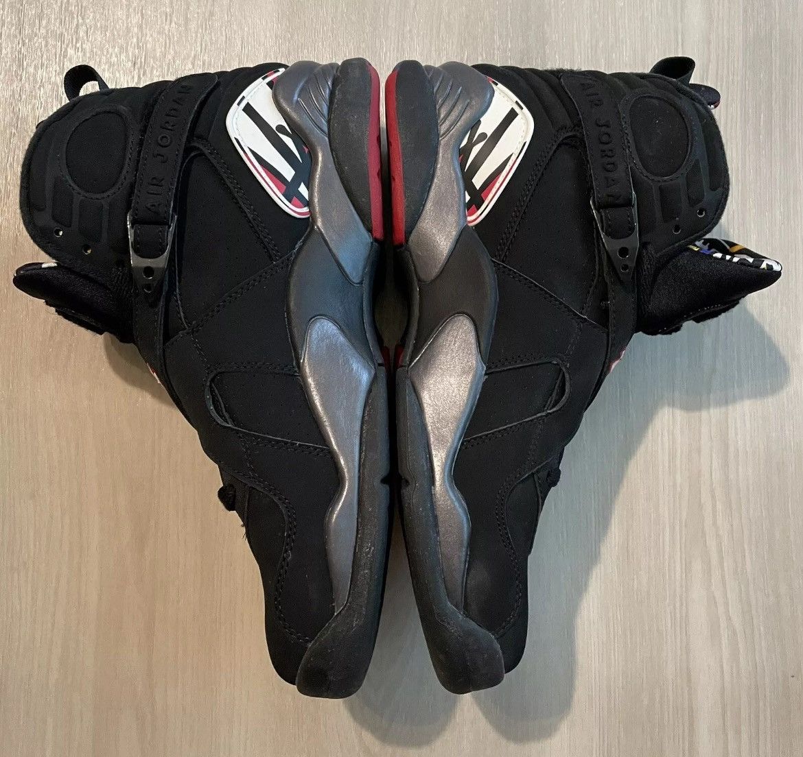 Jordan Brand × Nike Deadstock 2013 Jordan 8 Retro Playoff Sz 9.5 Size US 9.5 / EU 42-43 - 4 Thumbnail