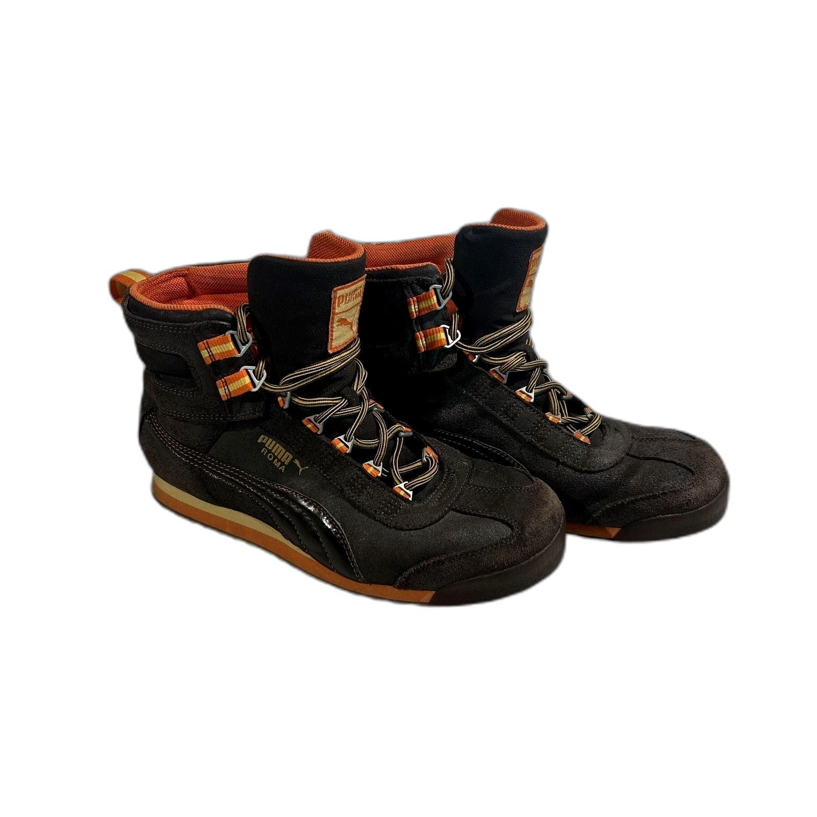 Puma Puma Roma Hiking Boots High Top VFG-0708 Brown Shoes Womens Size US 5 / EU 37 - 1 Thumbnail