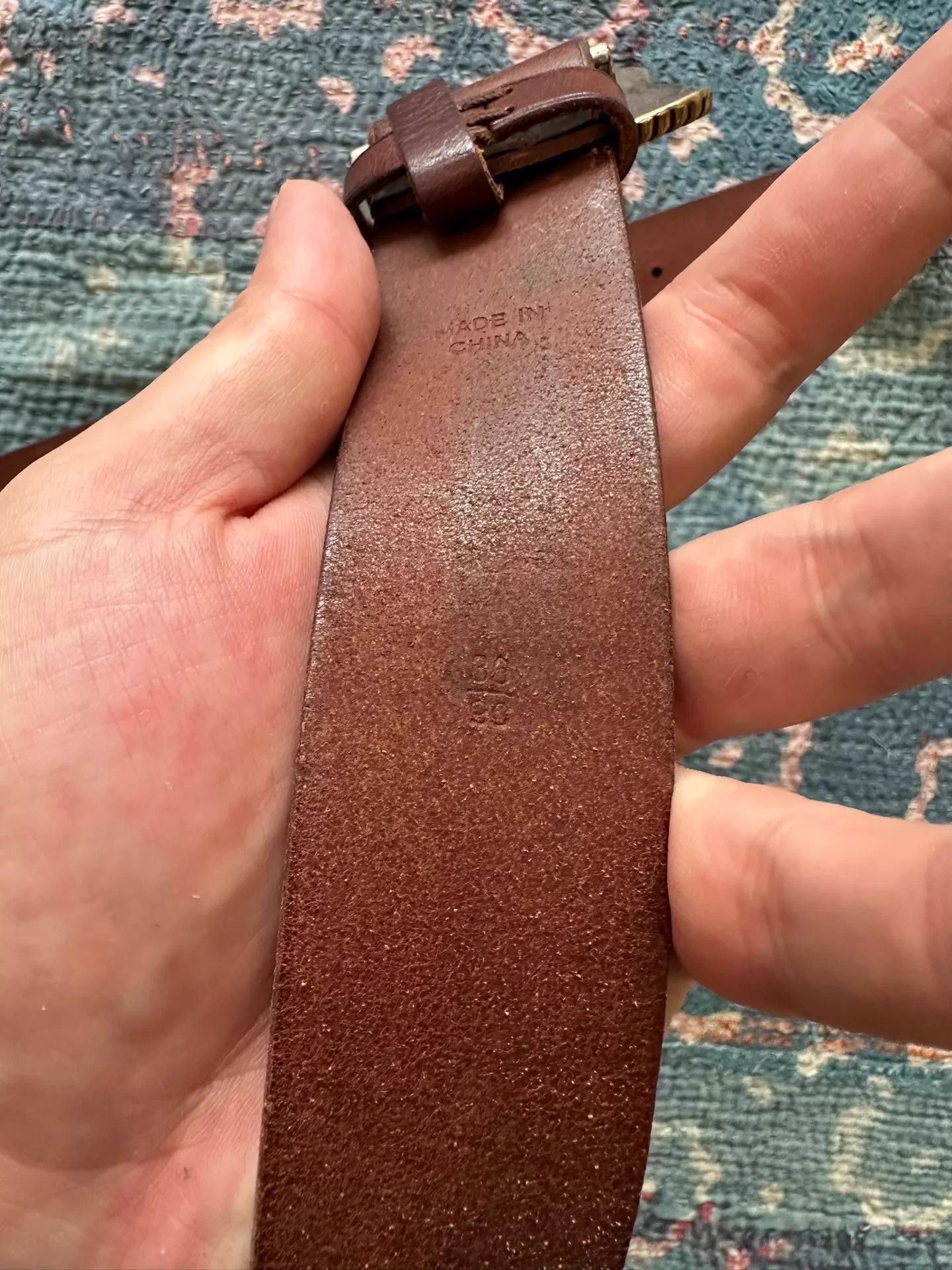 Polo Ralph Lauren Polo Ralph Lauren RL RRL Bull Head Belt Size 36 Size ONE SIZE - 5 Thumbnail