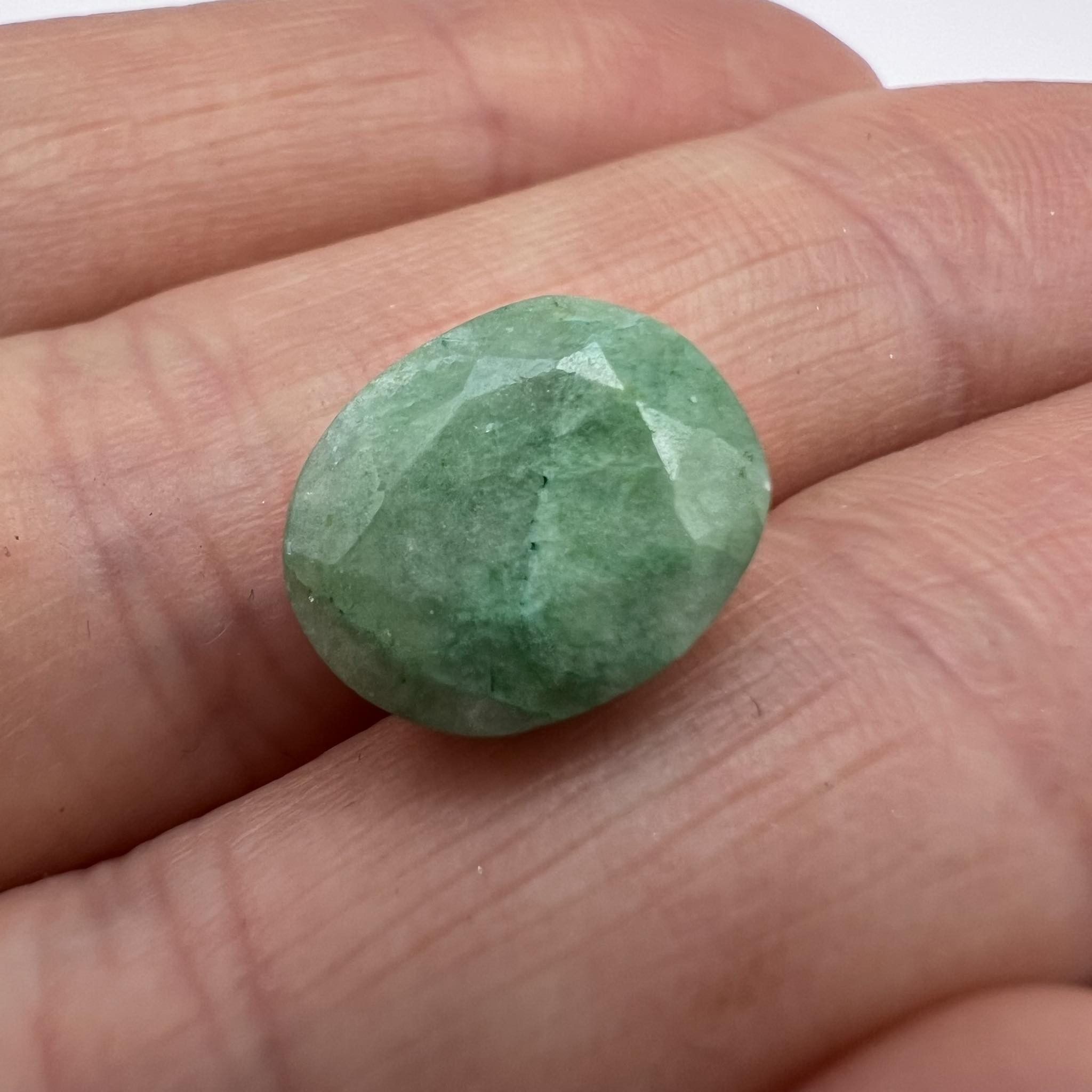Vintage Beryl Emerald Gemstone Certified + Lot of 10 Stones Pearls Size ONE SIZE - 3 Thumbnail