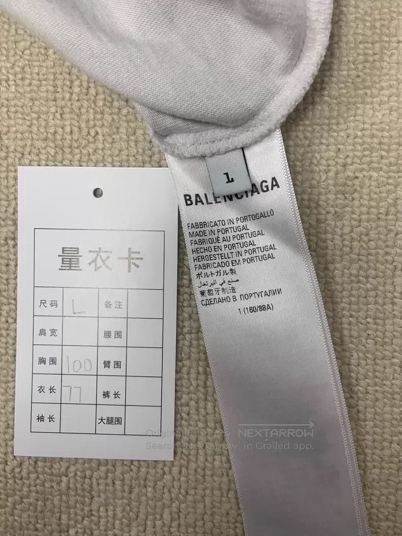 Balenciaga Balenciaga Lightning Letter Pattern Print Round Neck Short Size US S / EU 44-46 / 1 - 4 Thumbnail