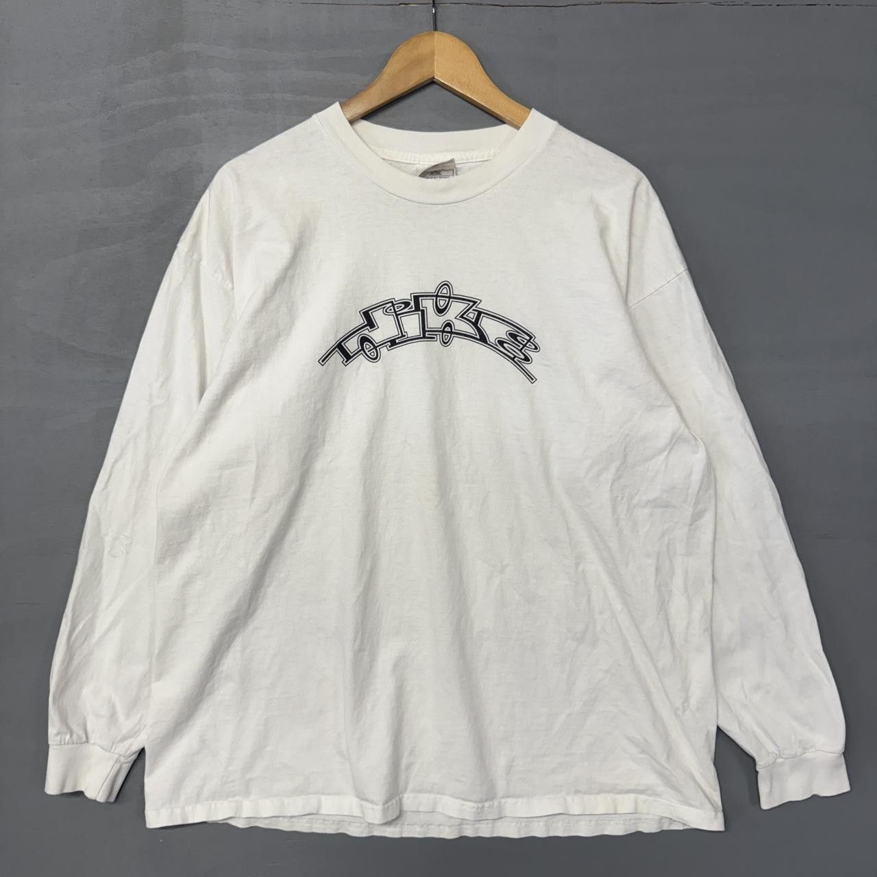Vintage Nike Grafiti White Long Sleeve White Tag Shirt XL