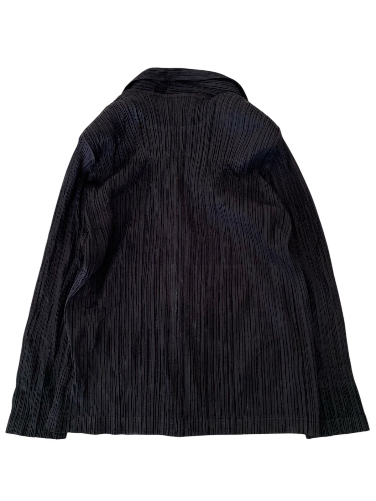 Designer × Issey Miyake × Pleats Please Issey Miyake pleats please issey miyake black top blouse blazer Size M / US 6-8 / IT 42-44 - 5 Thumbnail