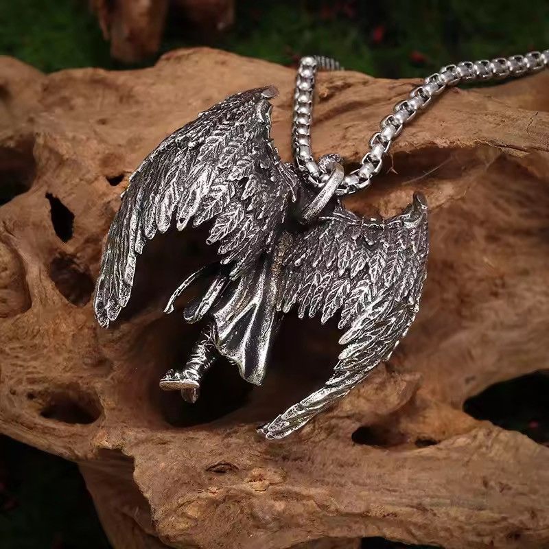 Vintage Warrior Wings Necklace Size ONE SIZE - 2 Thumbnail