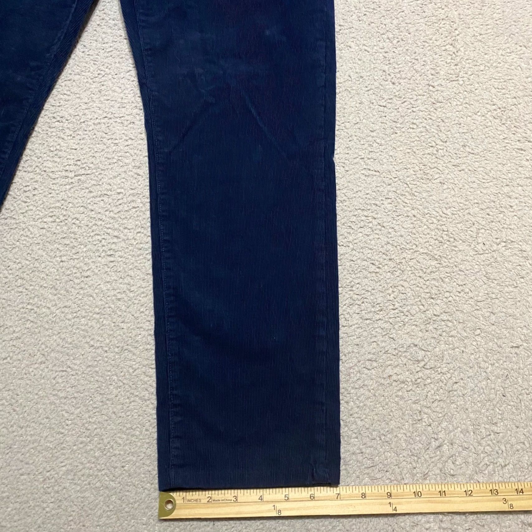 Brooks Brothers Brooks Brothers Jeans Mens 38x32 Blue Straight Corduroy Mid Rise Dark Wash Regular 5-Pocket Design Mens Size US 38 / EU 54 - 6 Thumbnail