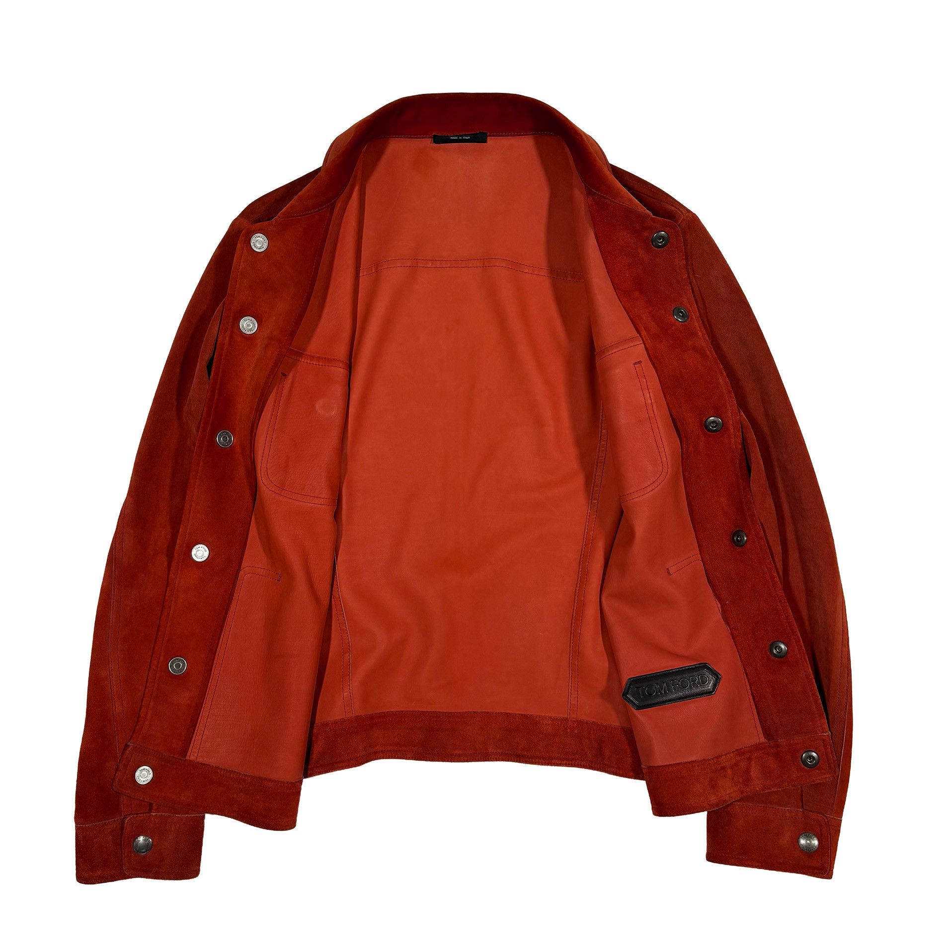 Tom Ford TOM FORD Ultimate Cashmere Suede Western Jacket Red Size 50 Size US M / EU 48-50 / 2 - 5 Thumbnail