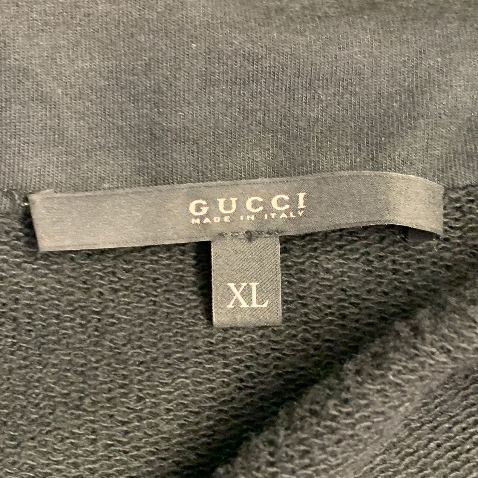 Gucci GUCCI by TOM FORD Black Cotton Hooded Slim Fit Zip Up Jacket Size US XL / EU 56 / 4 - 5 Thumbnail