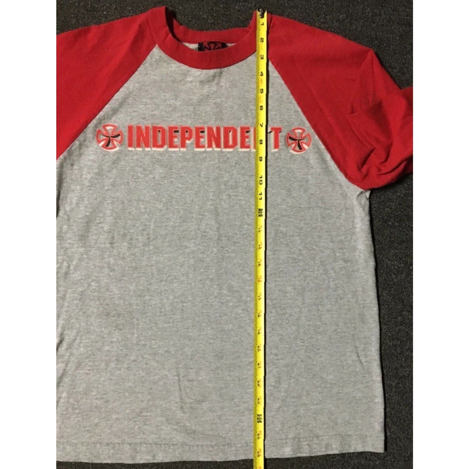 Thrasher VINTAGE 90s Independent Trucks Cross Shirt M USA Thrasher Shirt Mens Red Distressed Skateboard Fire Grunge NHS Y2K 80s 90s USA Size US M / EU 48-50 / 2 - 8 Thumbnail