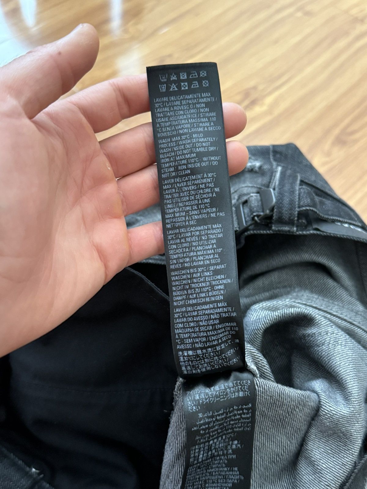 Balenciaga SS22 Destroyed Super Baggy Skater Denim Size US 34 / EU 50 - 17 Thumbnail