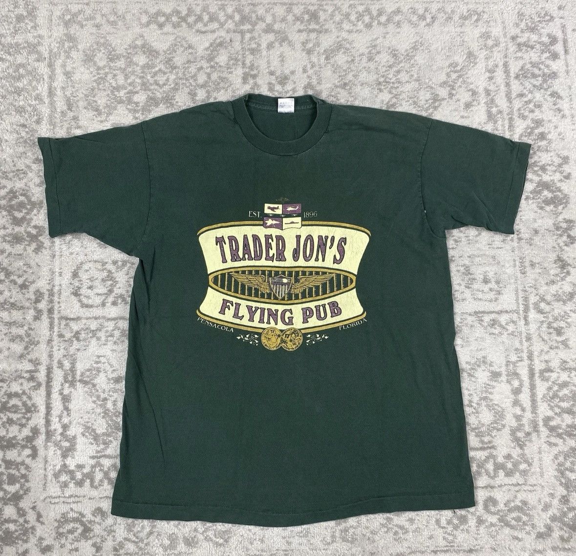 Fruit Of The Loom Trader Jon’s Rare True Single StitchTavern Florida XL Size US XL / EU 56 / 4 - 2 Thumbnail