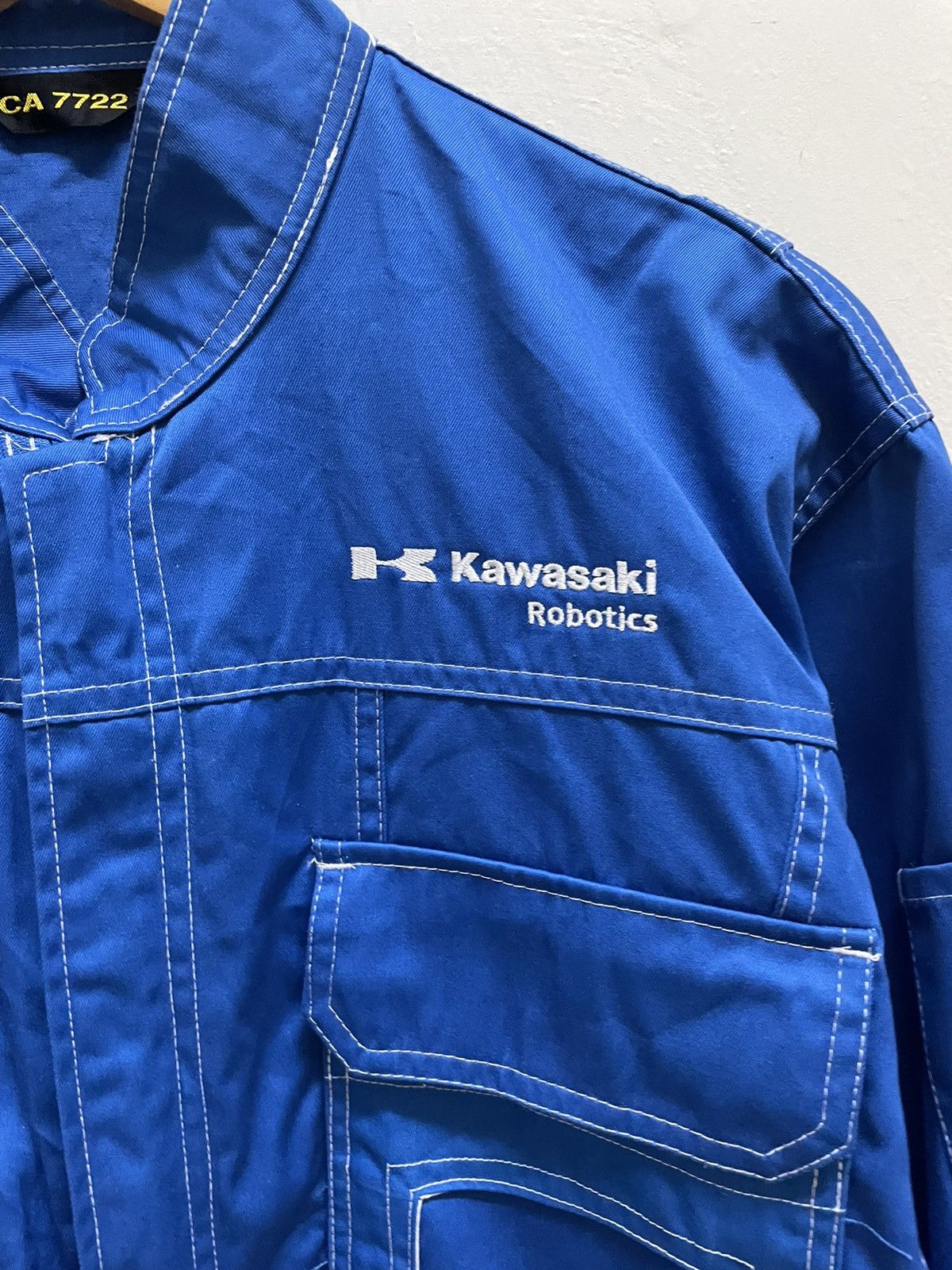 Japanese Brand Kawasaki Robotics Jumsuit Coverall Size US 38 / EU 54 - 3 Thumbnail