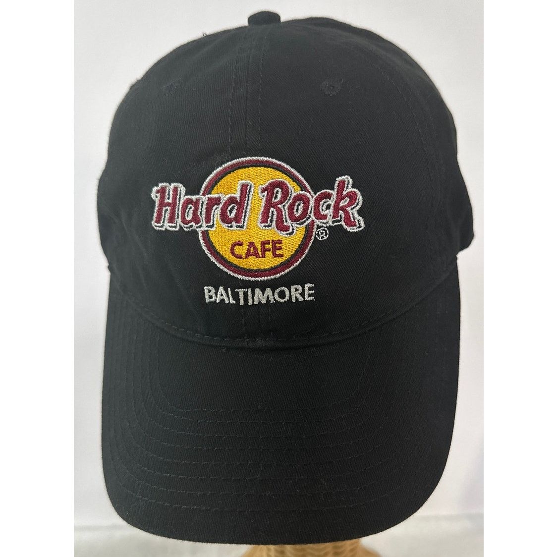 Hard Rock Cafe Hard Rock Cafe Black Baltimore Adjustable Closure Cap Hat Size ONE SIZE - 1 Thumbnail