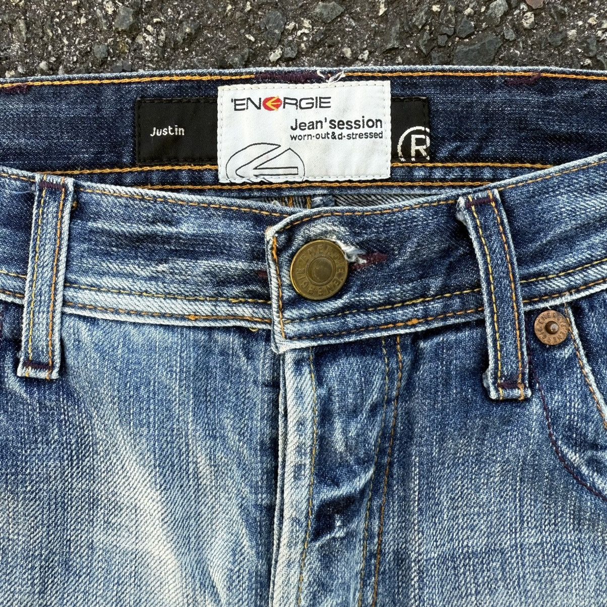 Energie Vintage jastin energie buttonfly denim jean pants Size US 32 / EU 48 - 6 Thumbnail