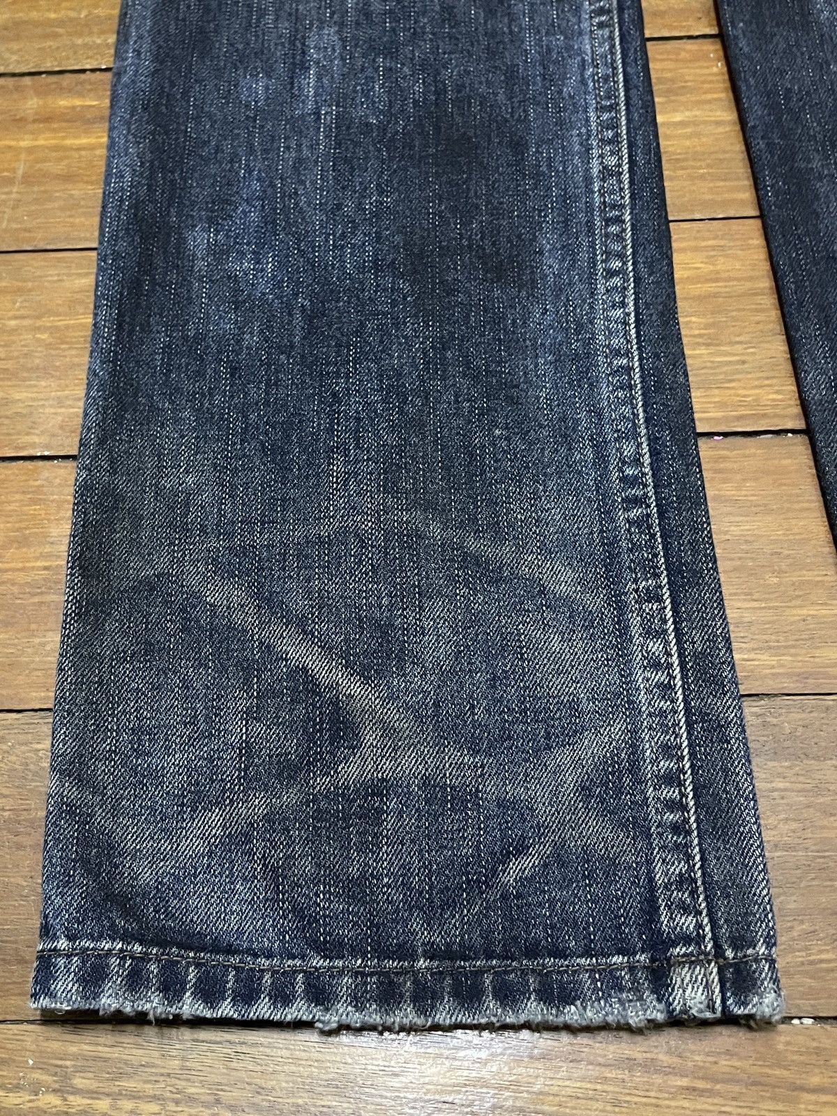 If Six Was Nine × Japanese Brand × Le Grande Bleu (L.G.B.) Rare Vintage Japanese Brand Masculo Painting Jeans 1990s Size US 29 - 5 Thumbnail