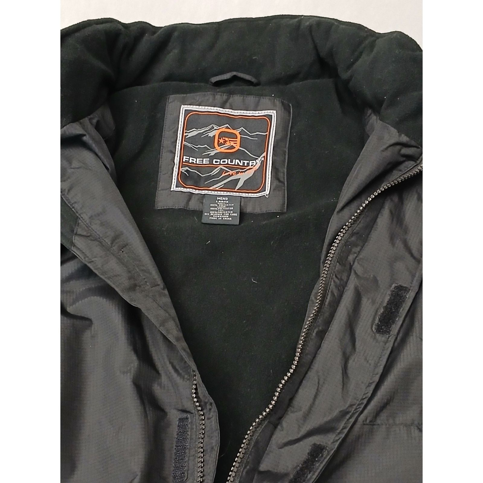 Free Country Free Country (Large) Mens Black Windbreaker Insulated Jacket Size US L / EU 52-54 / 3 - 8 Thumbnail