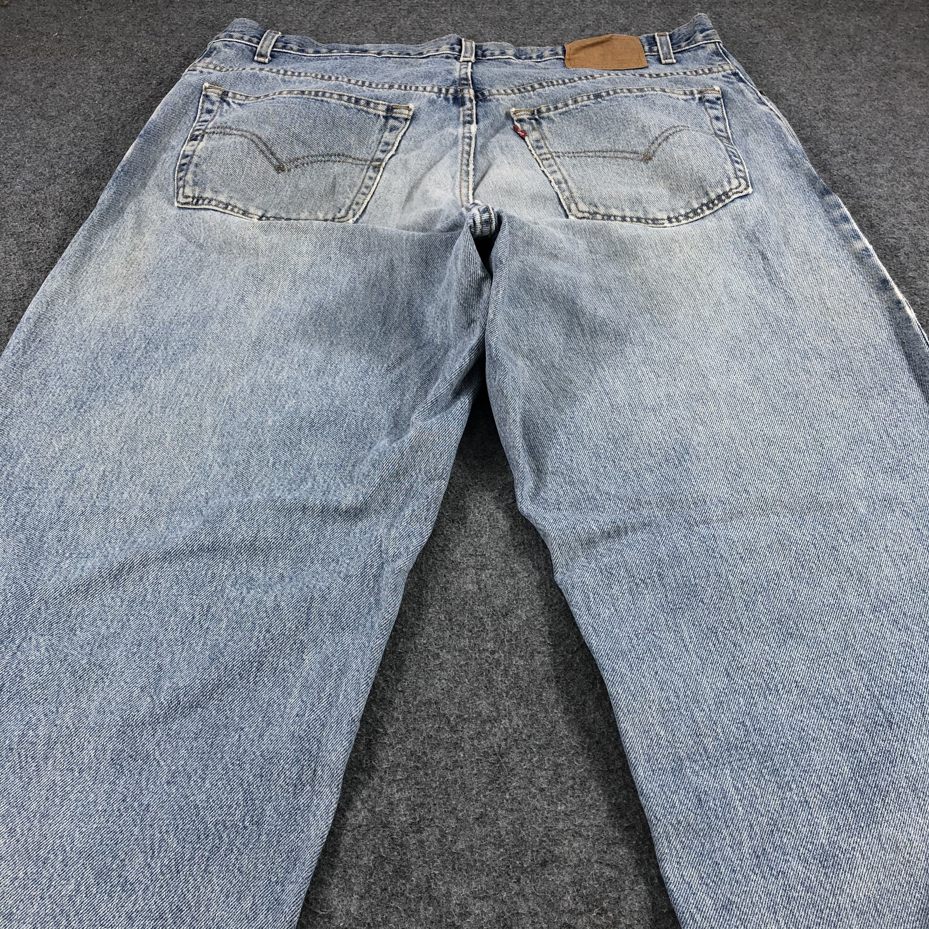 Levi's Baggy Vintage Levis 560 Jeans Faded Blue Denim-J1112 Size US 41 - 4 Thumbnail