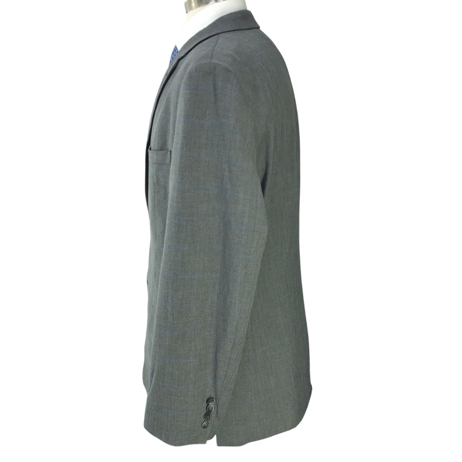 Ben Sherman Ben Sherman Sz 46R Sport Coat Jacket Blazer Burge Windowpane Size 46R - 7 Thumbnail