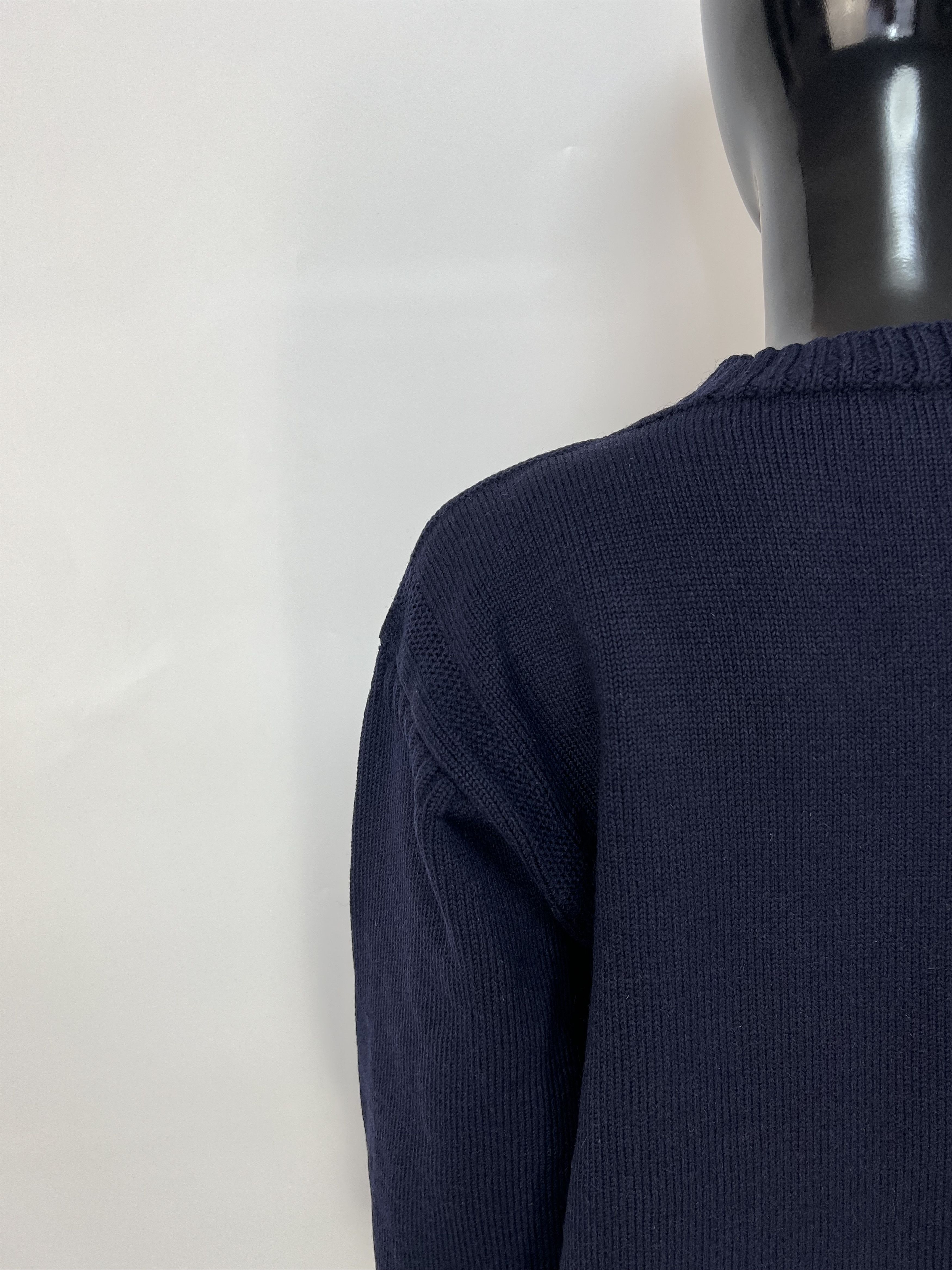 Le Tricoteur Guernsey Le Tricoteur Traditional Guernsey Wool Sweater Size S/M Size M / US 6-8 / IT 42-44 - 11 Thumbnail