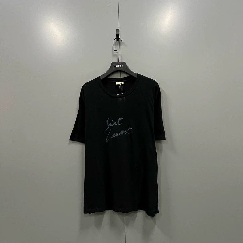 Saint Laurent Black Short Sleeve T-Shirt