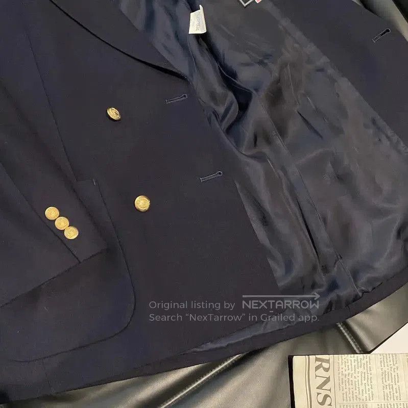 Burberry Burberry Women's Navy Wool Jacket for Spring and Autumn. Size M / US 6-8 / IT 42-44 - 5 Thumbnail