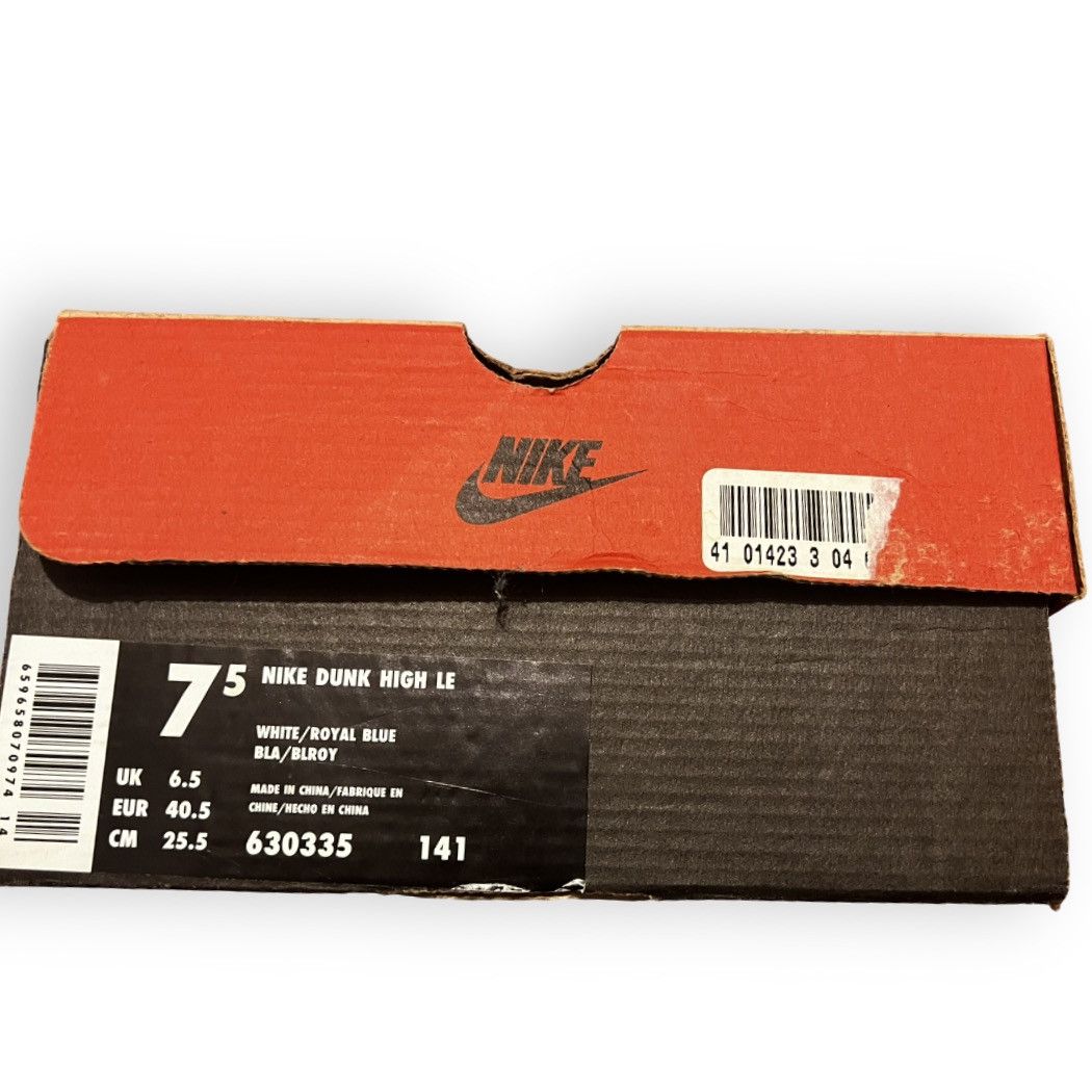 Nike × Vintage Nike dunk high LE 1999 Kentucky with box Size US 7.5 / EU 40-41 - 7 Thumbnail