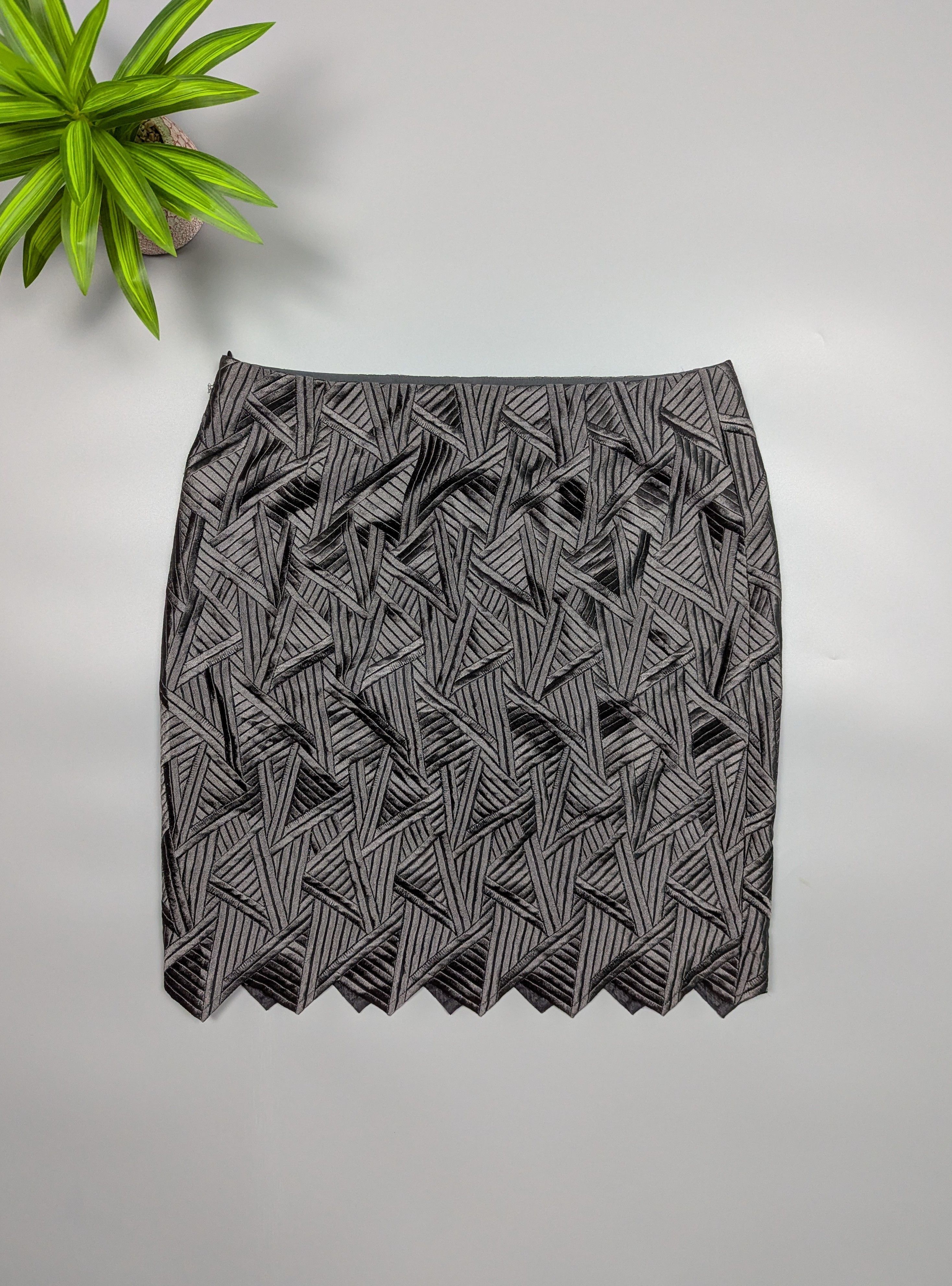Akris AKRIS Women’s 100% Silk Straight Pencil Skirt Size 34" / US 12 / IT 48 - 7 Thumbnail