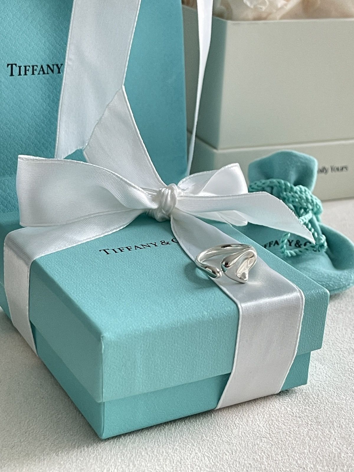 Tiffany & Co. Tiffany & Co. Elsa Peretti Full Heart Ring Silver 5 NEW $550 Size ONE SIZE - 8 Thumbnail