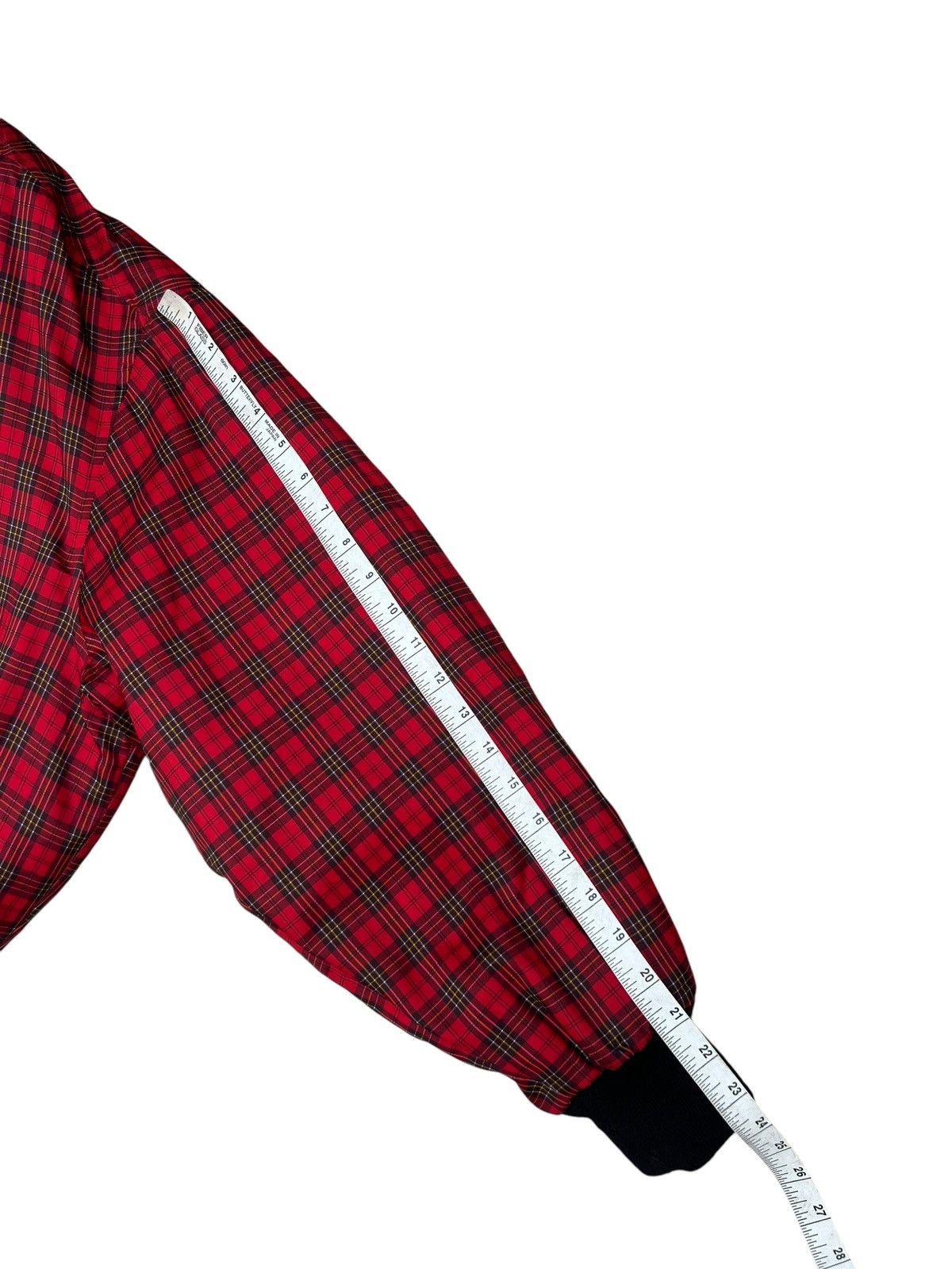 Mila Schon Vintage 80s 90s Mila Schon Red Tartan Bomber Jacket Size US XL / EU 56 / 4 - 11 Thumbnail