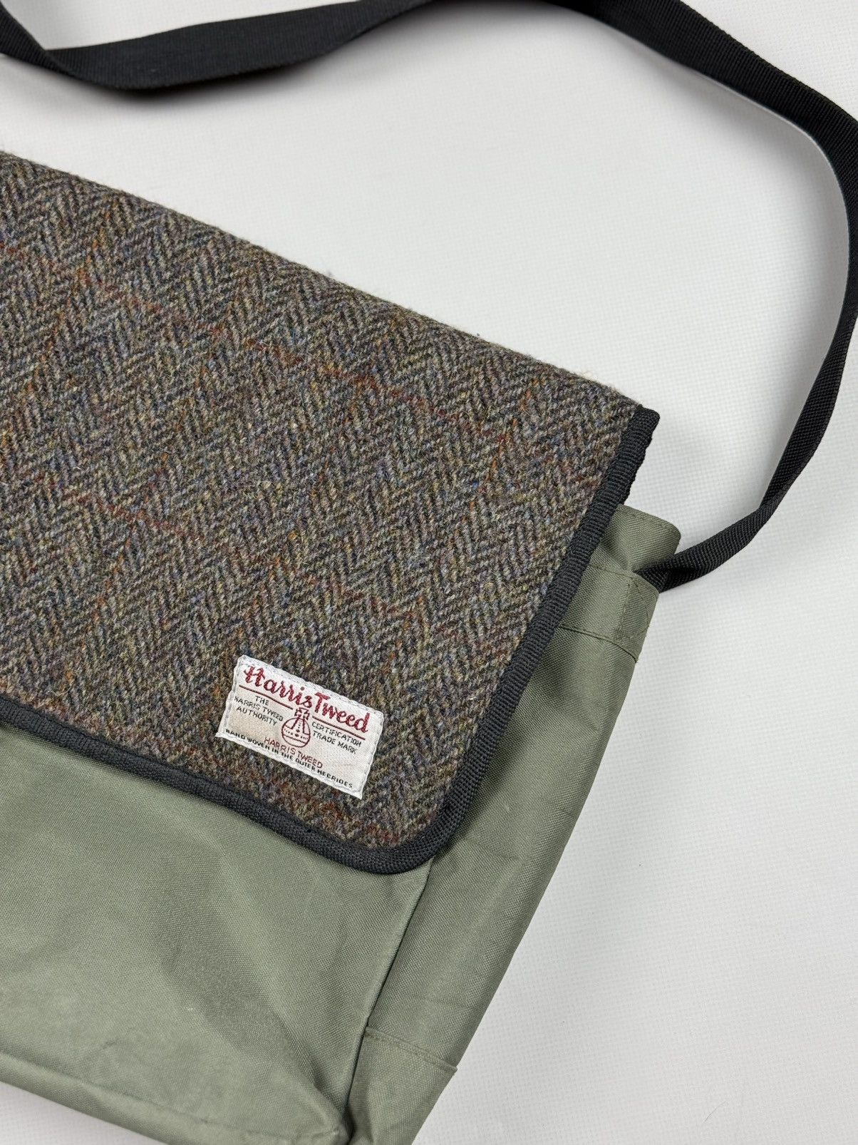 Harris Tweed Harris Tweed Wool Messenger Crossbody Shoulder Bag Size ONE SIZE - 8 Thumbnail
