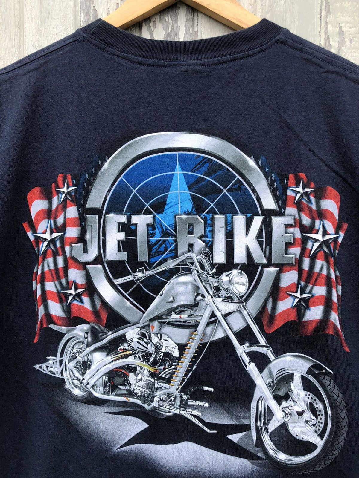Harley Davidson × Vintage × West Coast Choppers Vintage Y2K American ChooperJet Bike Tee Size US L / EU 52-54 / 3 - 2 Thumbnail
