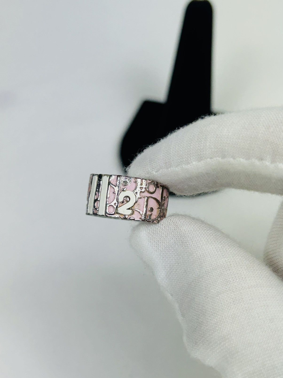 Dior Dior Pink Trotter 2 Ring Size 5 Size ONE SIZE - 3 Thumbnail