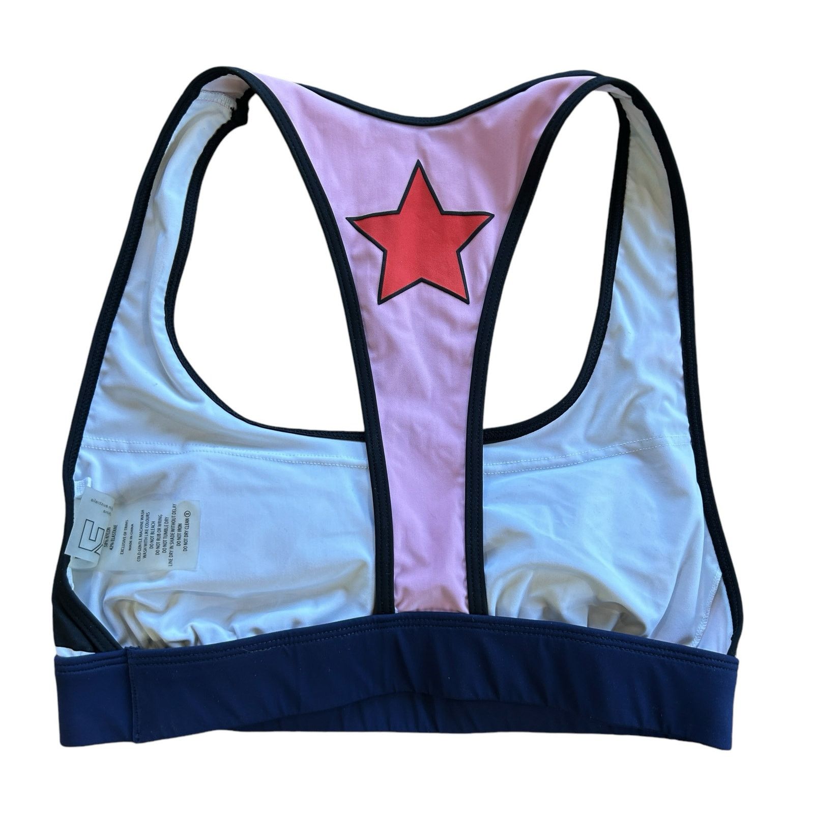 P.E Nation P.E Nation Sports Bra Small Black Pink Athleisure Activewear Size S / US 4 / IT 40 - 2 Thumbnail