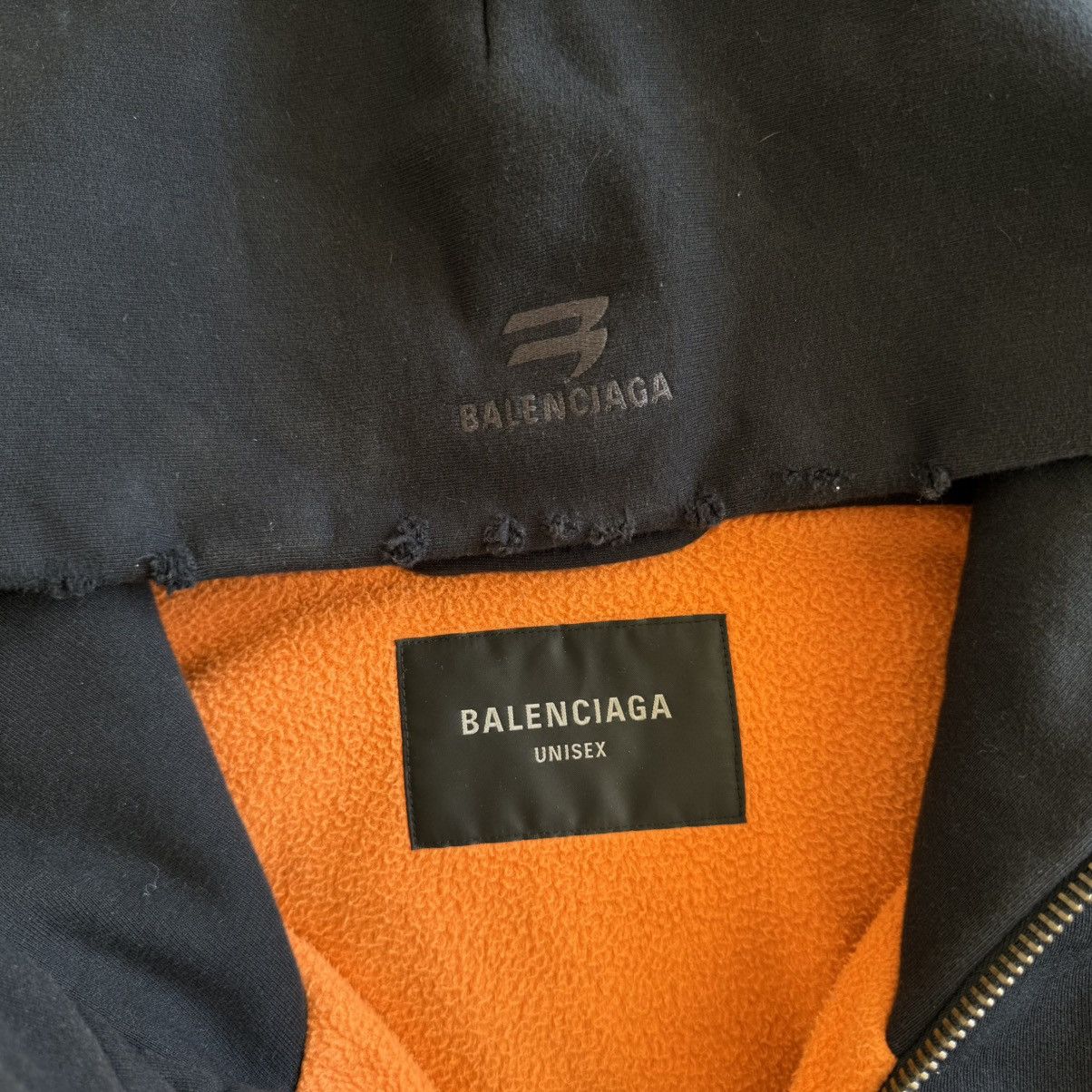 Balenciaga Balenciaga Hooded Fleece Bomber Size US M / EU 48-50 / 2 - 4 Thumbnail