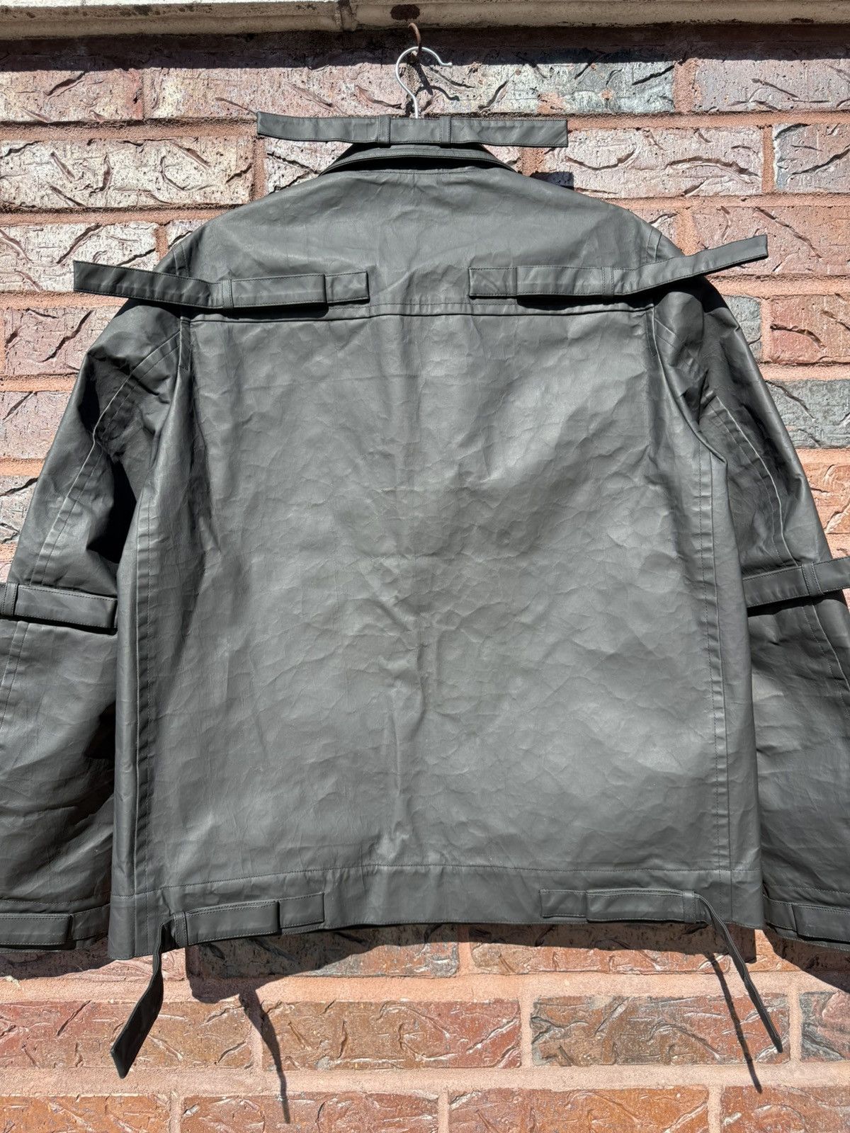 Craig Green SS23 Craig Green Crinkle Waxy Coated Tab Work Jacket Size US S / EU 44-46 / 1 - 4 Thumbnail