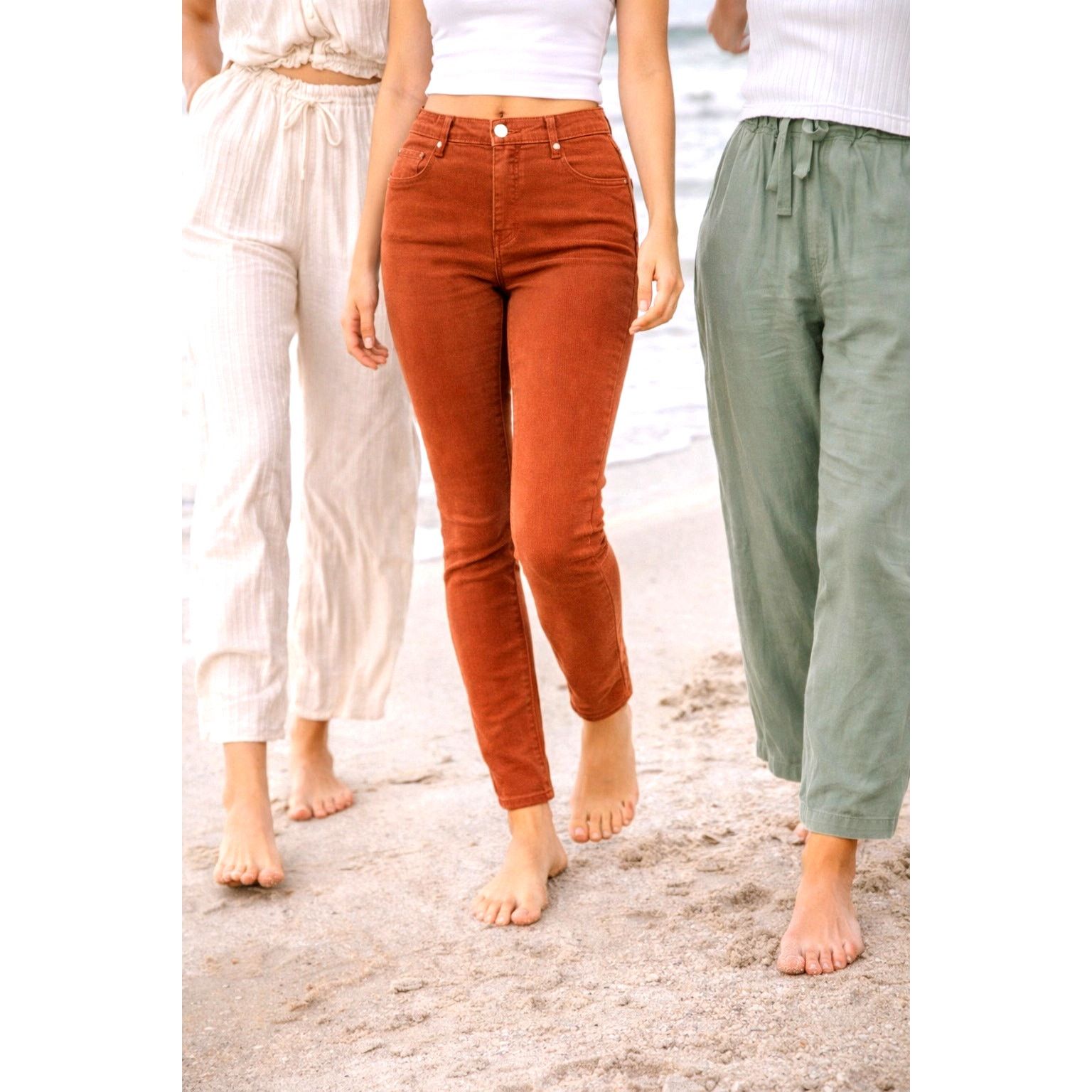 Other Liverpool Gia Glider Ankle Skinny - Brown - size 4 Petite Size 27" / US 4 / IT 40 - 1 Thumbnail