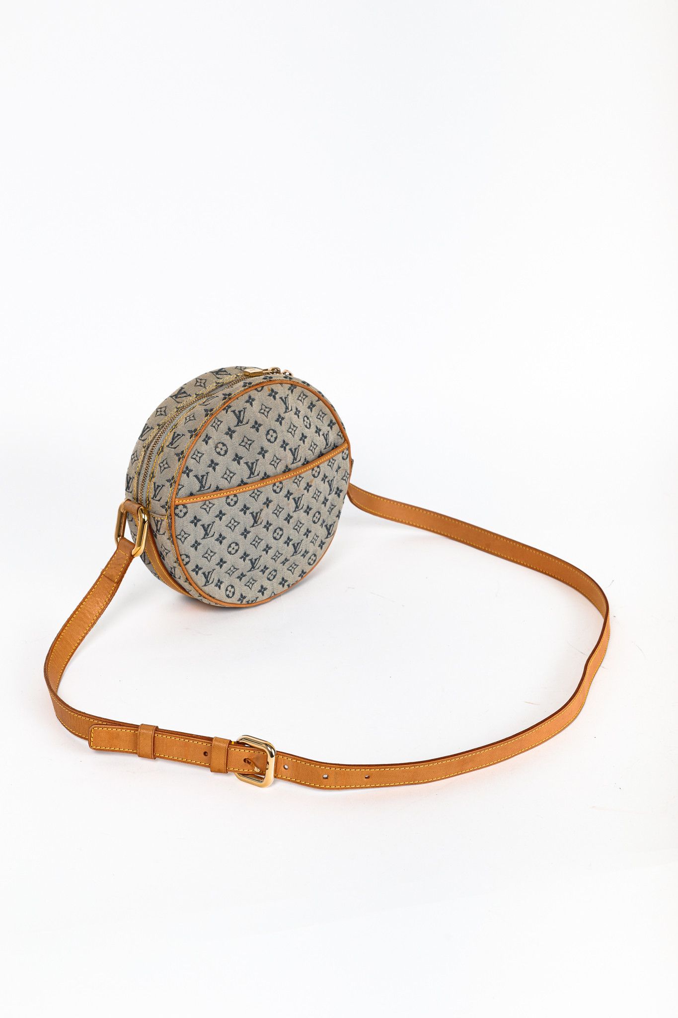 Louis Vuitton Louis Vuitton Jeanne GM Mini Lin Monogram Round Crossbody Size ONE SIZE - 6 Thumbnail
