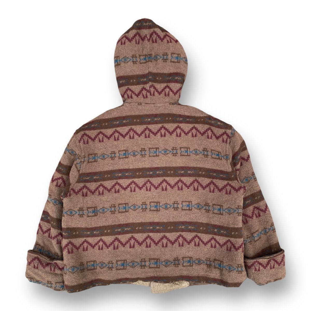 Japanese Brand × Vintage Vintage Hoodies Jacket Navajo Native Style. #D6 Size US L / EU 52-54 / 3 - 5 Thumbnail