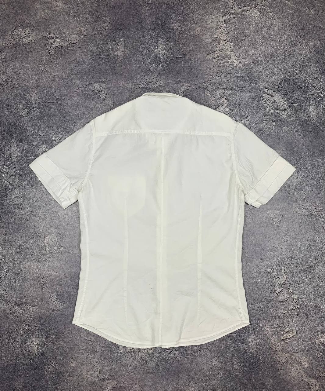 Versace Jeans Couture Versace Jeans VJC Men's White Short Sleeve Button Up Shirt Size US L / EU 52-54 / 3 - 12 Thumbnail