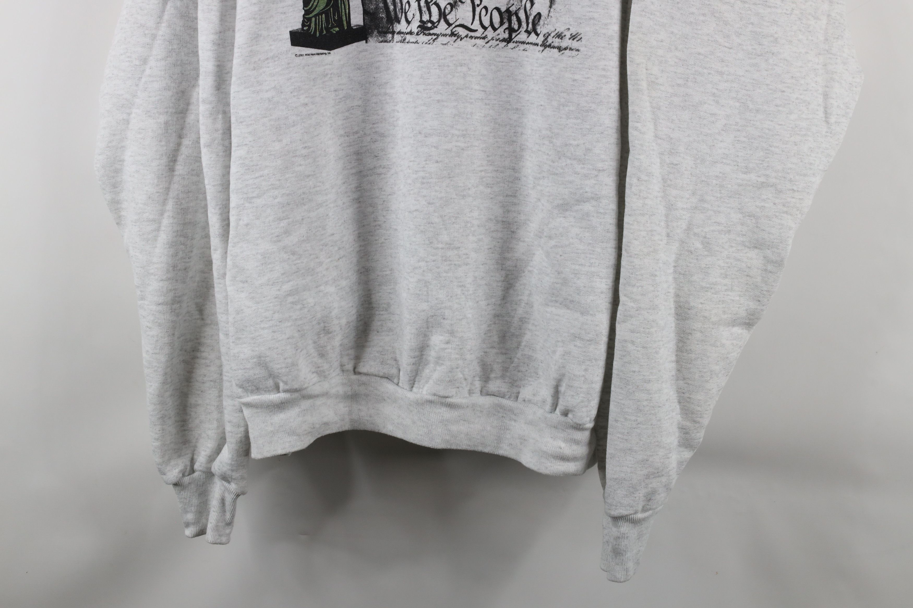 Vintage Vintage Y2K 2001 Indivisible USA Flag Eagle Sweatshirt Gray Size US XXL / EU 58 / 5 - 3 Thumbnail