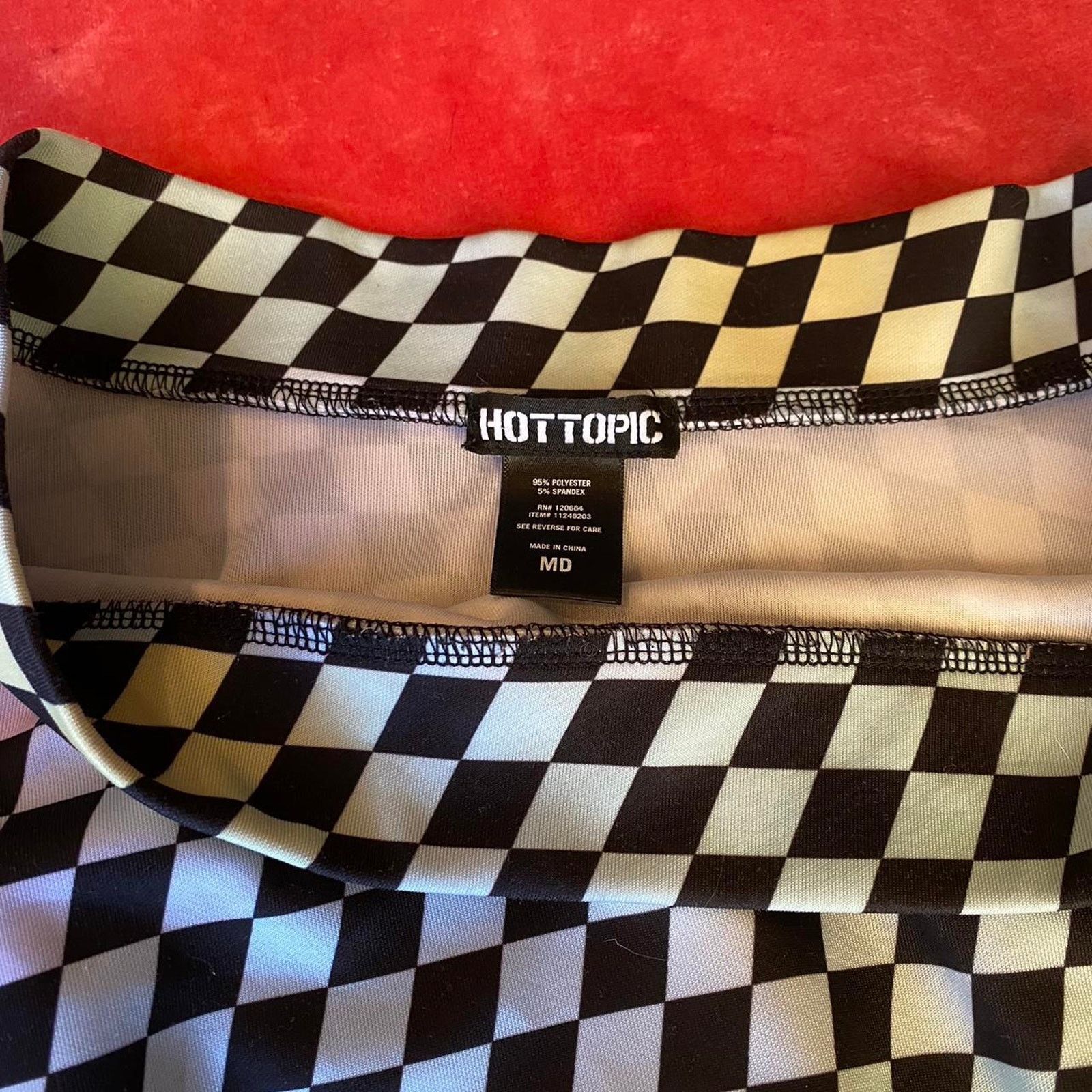 Hot Topic Punk checkered skater skirt Size 26" / US 2 / IT 38 - 5 Thumbnail