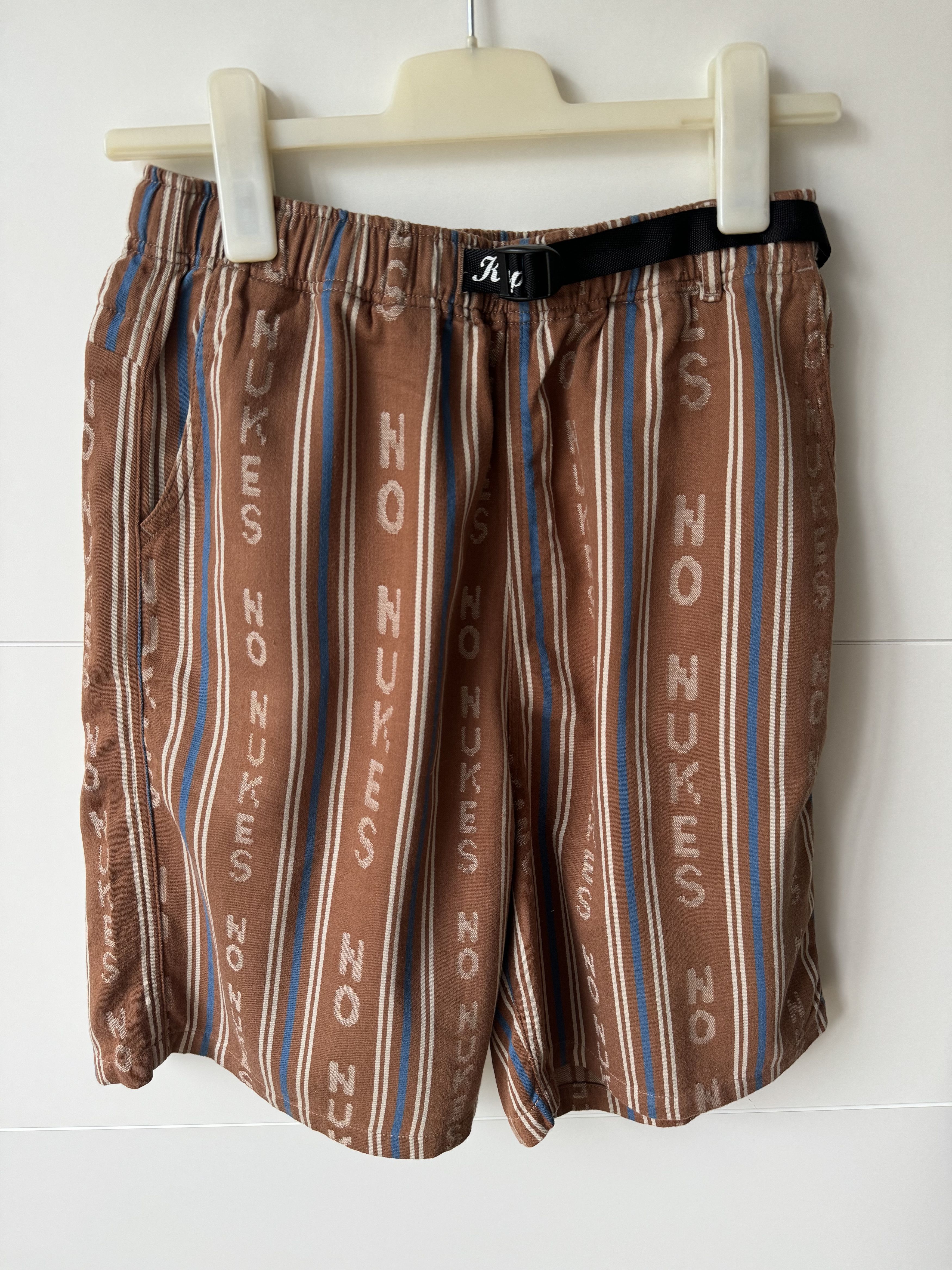 Kapital [2] HOPE Striped Easy Shorts in Brown Size US 30 / EU 46 - 2 Thumbnail