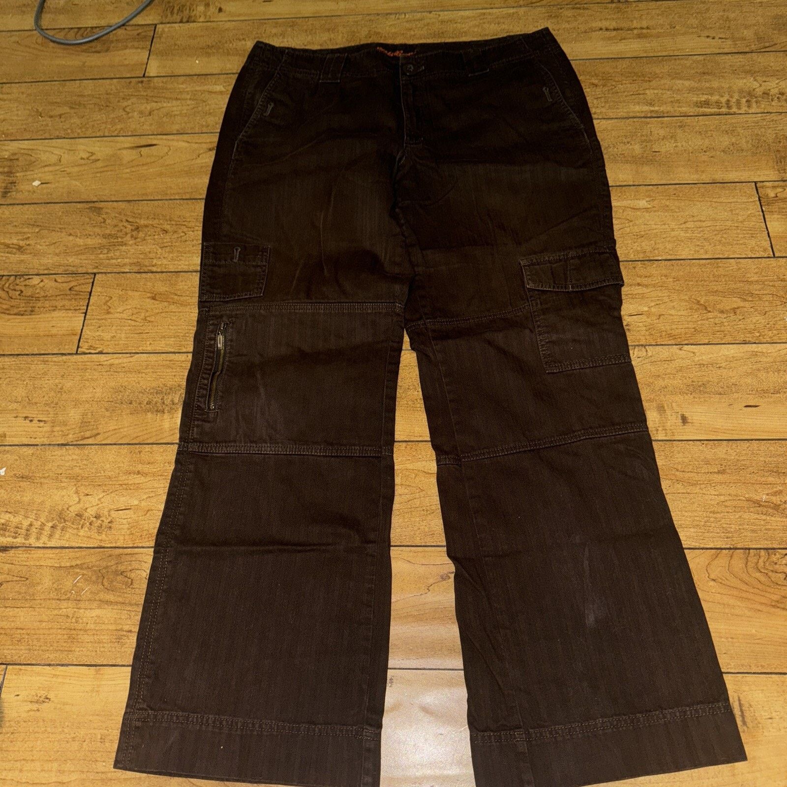 Eddie Bauer Eddie Bauer Cargo Double Knee Pants Brown Size 16 35x32 Size US 35 - 2 Thumbnail