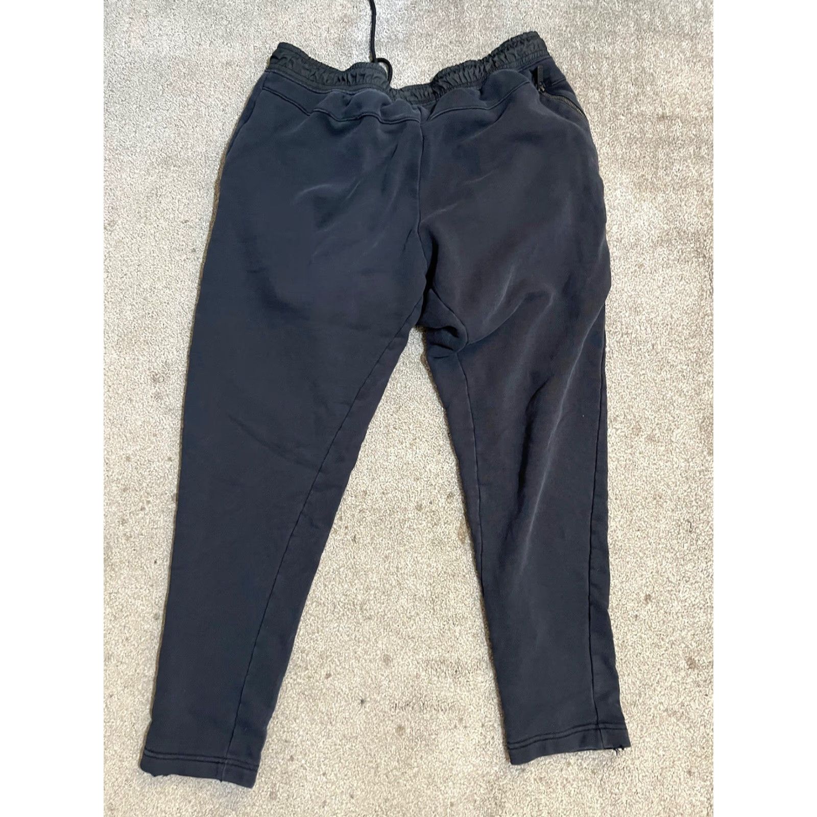 Nike Nike Modern Sweatpants Joggers Mens L Black Pockets Elastic Waist Fleece 805168-010 Sportswear Casual Activewear Trousers Size US 33 - 3 Thumbnail