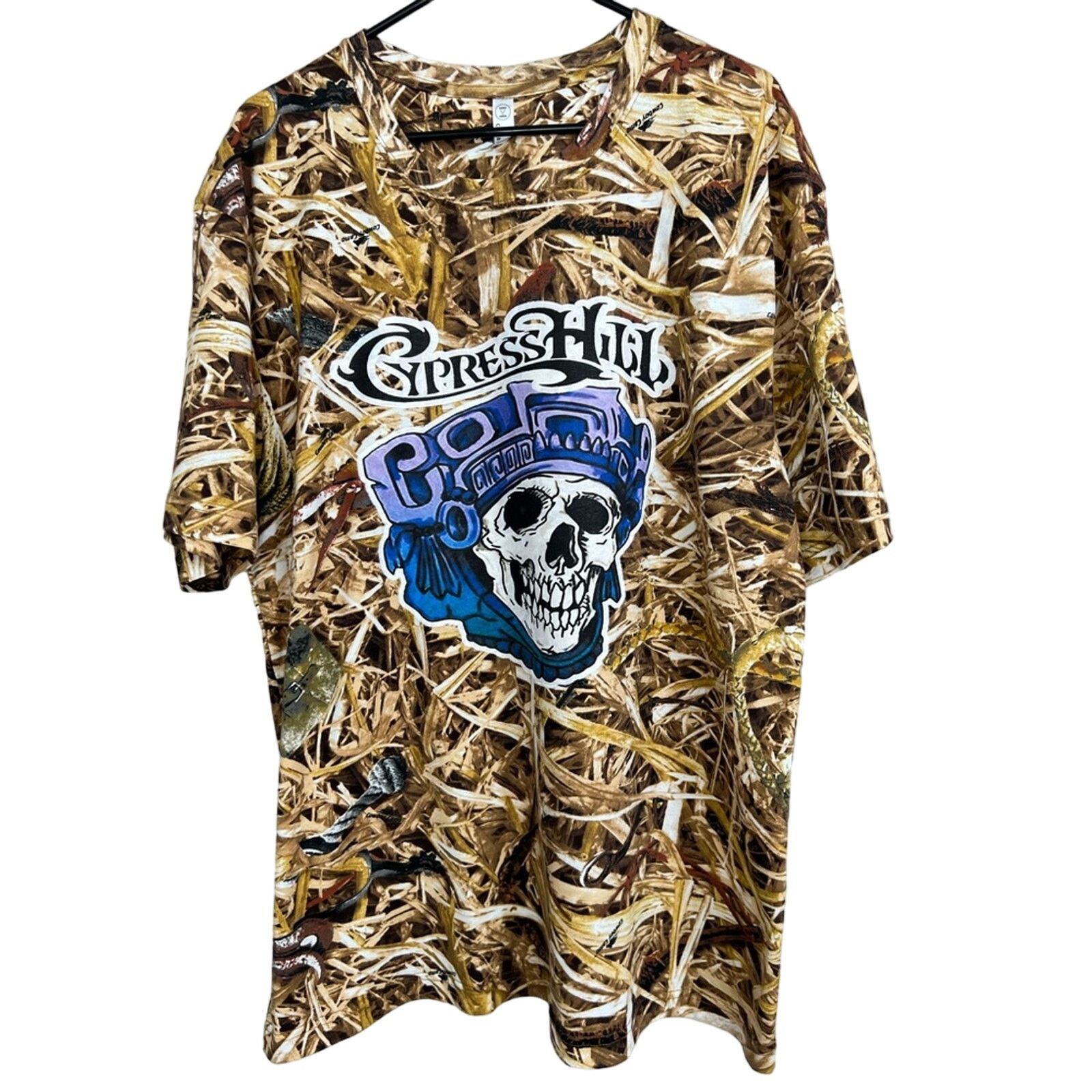 Band Tees Cypress Hill VIP Tour Limited Woodland Camo Skull Shirt XL Size US XL / EU 56 / 4 - 1 Thumbnail