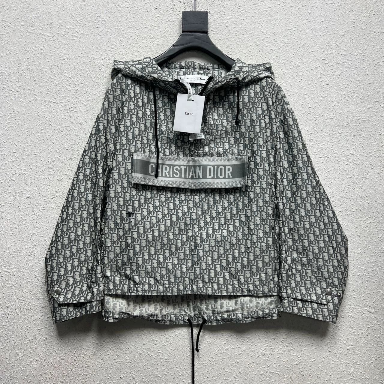 Dior dior oblique print hooded zip jacket Size US S / EU 44-46 / 1 - 1 Thumbnail