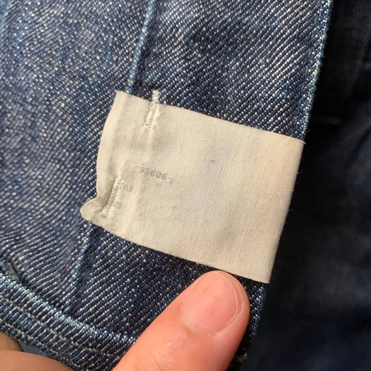 N.Hoolywood N.Hoolywood X Wrangler Blue Bell’s Dark Blue Denim Pants Size US 31 - 13 Thumbnail