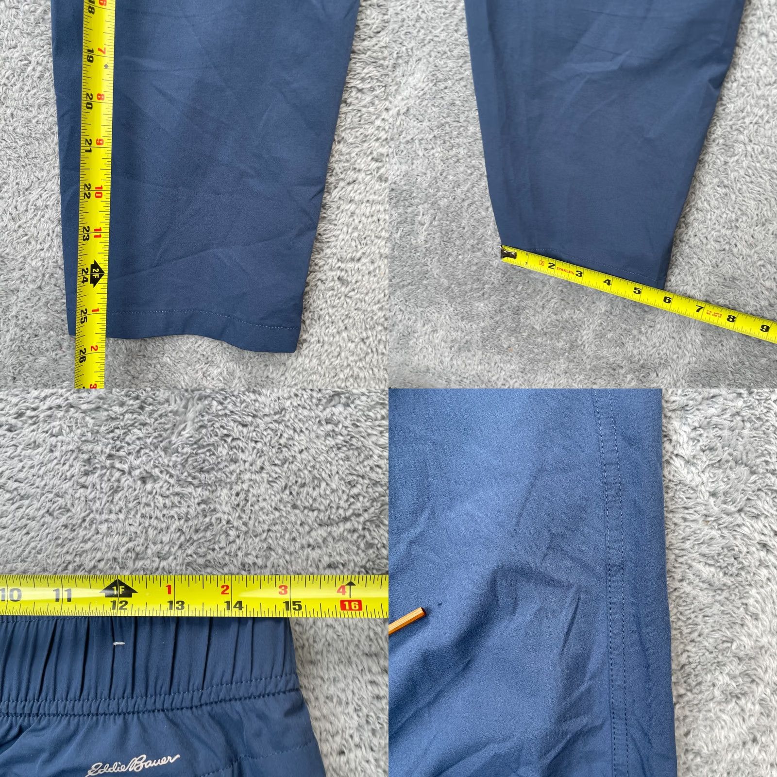 Eddie Bauer Eddie Bauer Pants Womens Small Blue Ankle Straight Leg Stretch Logo Hiking Size 30" / US 8 / IT 44 - 8 Thumbnail