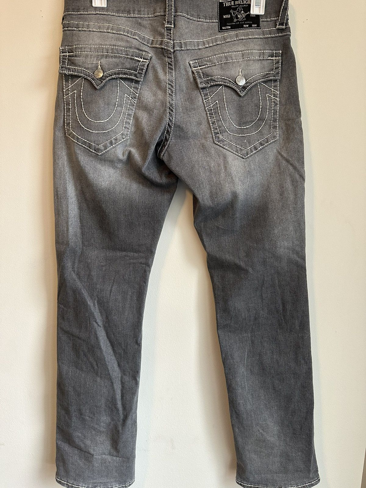 True Religion Vintage Grey True Religion Jeans Size US 33 - 2 Thumbnail