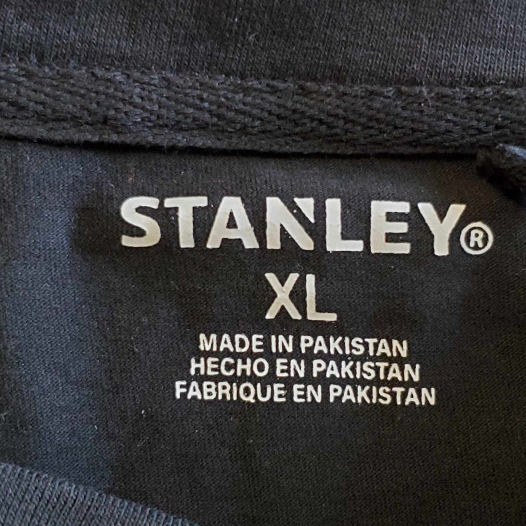 Vintage STANLEY Henley Pocket T Shirt Mens XL Black Workwear Size US XL / EU 56 / 4 - 2 Thumbnail
