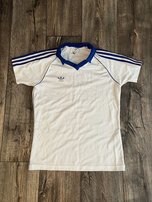Adidas Adidas Vintage 80s Made in West Germany Soccer Jersey Grailed